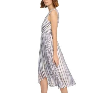 DKNY CHAIN PRINT MIDI DRESS